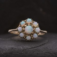Vintage Opal Cluster Ring | UK