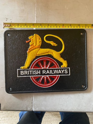British railways cast - , iron