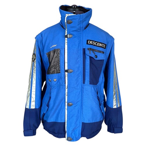 Descente blue ski jacket vest - blue,
