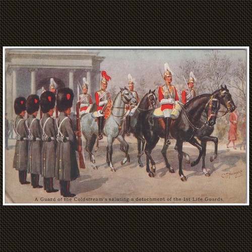 Coldstream guards saluting 1st - guards,