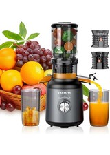 Cold Press Juicer Machines 250W Liberate Your Hands -103mm Opening and 1.2L Slow
