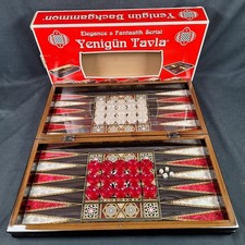 Turkish Backgammon Board Game