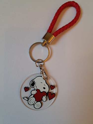 Snoopy key ring handmade - snoopy,