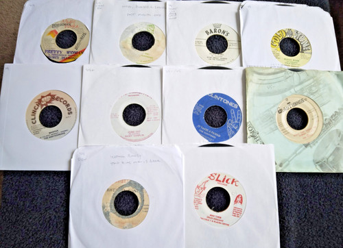 Reggae vinyl singles - 10,