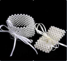 Beautiful Large Pearl Bracelet for Corsages & Proms - Buy in White or Ivory