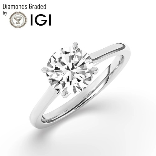Lab grown round - round, solitaire