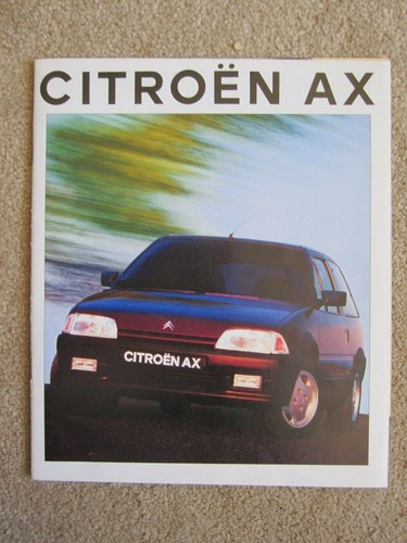 Citroen range brochure 1992 - citroen,