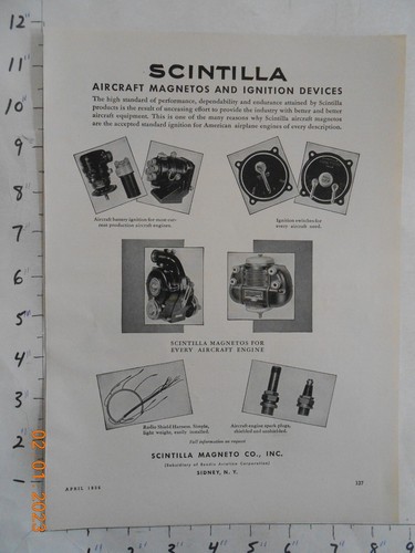 1936 scintilla magneto - magneto, co