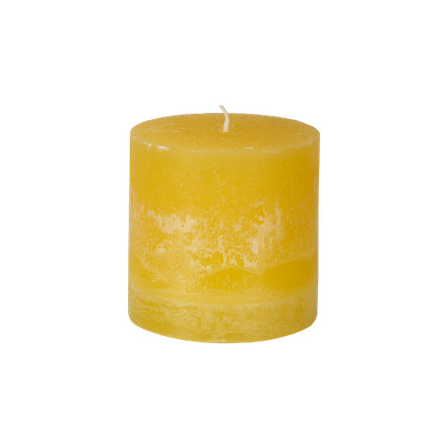 Yellow pillar candles large - candles,,