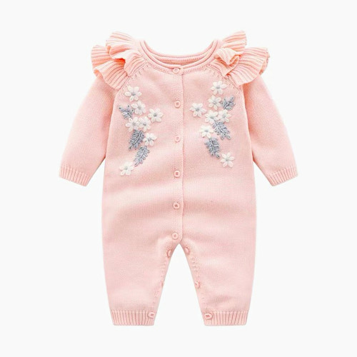 Knit floral embroidered - knit,