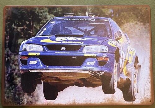 Subaru impreza wrc - rally, metal