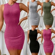 UK Ladies RIBBED Stretch