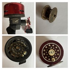 Vintage Fishing Reels Antique Rare Abu Svangsta South Bend 1122 Fly Bundle