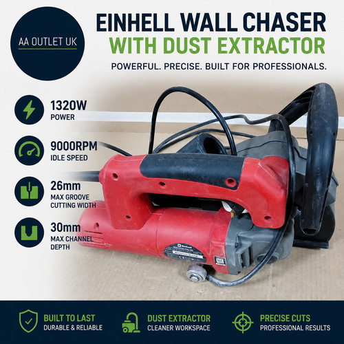 Einhell wall chaser - einhell, dust