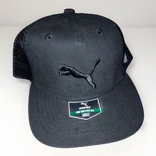 Puma Flat Hill Hat Black