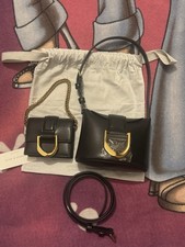 Charles & Keith Black Gabine Bucket Bag and Black Gabine Card-Holder