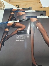 Ladies 2 pairs of lace top