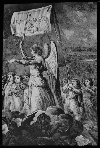 The guiding angel heard their - the,
