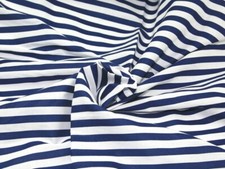 Broad Striped Polycotton Fabric (Per Metre) - Different Colours Sizes to choose