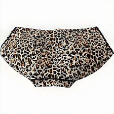 Ladies Padded Bum Knickers Hot Pants Animal Print Sz UK 14 Hipsters