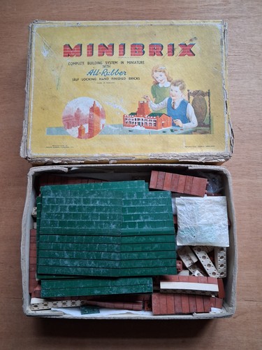Vintage minibrix set rubber - minibrix,