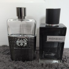 Empty aftershave bottles - aftershave, ysl