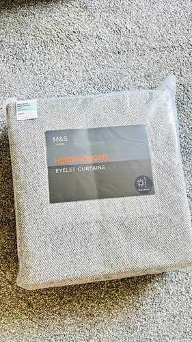 Brand new grey herringbone - new,