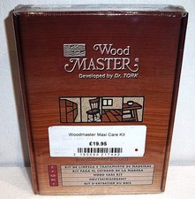 WOOD MASTER WOOD CARE KIT - CLEANS MAINTAINS & PROTECTS ALL WOODEN FURNITURE