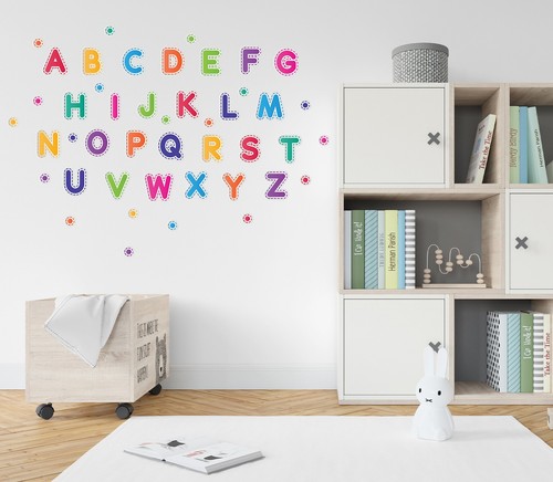 Wall stickers alphabet - alphabet, a-z
