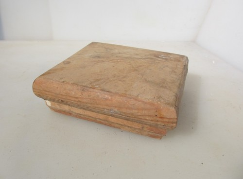 Vintage wooden bannister cap - vintage,