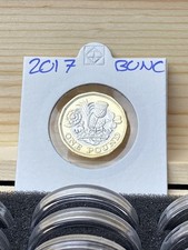 2017 Floral £1 One Pound Coin Brilliant Uncirculated BUNC BU Royal Mint