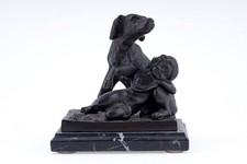 Antique Bronze Figure of a Boy