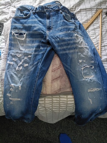Police ripped jeans w38 l30 - jeans,