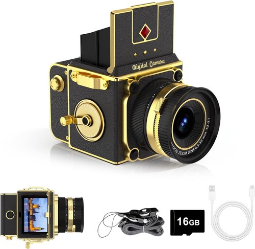 Retro digital camera - digital, 64mp