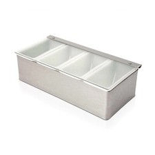 4 Compartment Stainless Steel