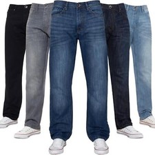 Enzo Mens Regular Fit Jeans