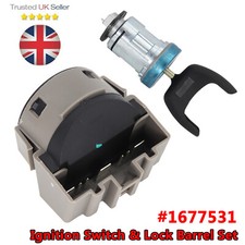 UK Ignition Switch & Lock (Barrel) With 2 Keys 1677531 For Ford Transit Connect