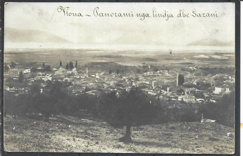 1914 albania vlora panoramic - albania,