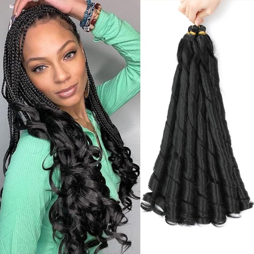 French curly braiding - braiding, hair