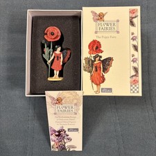 W.BRITAIN METAL FLOWER FAIRIES THE POPPY FAIRY BOXED-CICELY MARY BARKER