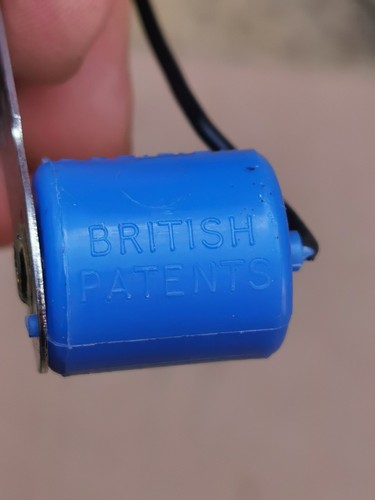 Dubilier capacitor blue type - dubilier, blue,