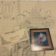 Lavender and Lace cross stitch