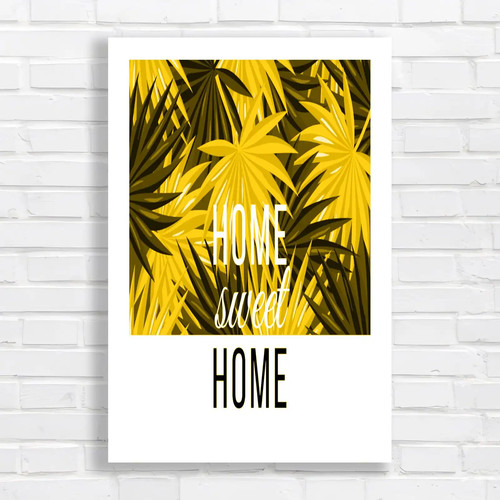 Tropical botanical home sweet - botanical,