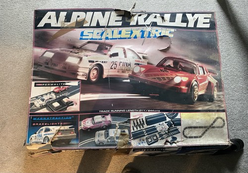 Scalextric alpine rally slot - scalextric,