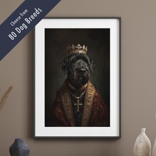 Royal Dog Portrait Print –