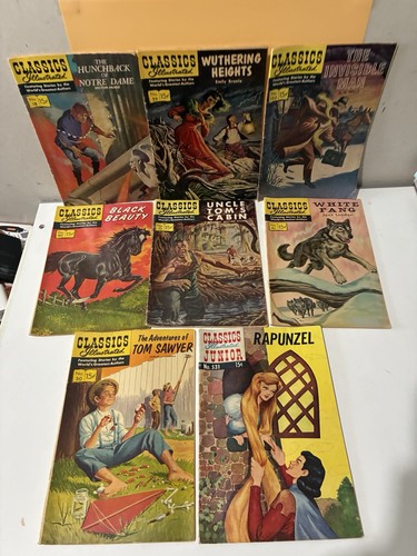 Lot 8classics illustrated - of,