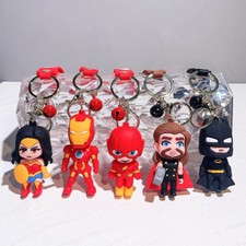 3D Marvel Keyring Batman | Thor | Flash | Iron Man | Wonder Woman Keychain Gift