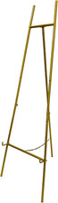 Gold Metal Easel Stand with