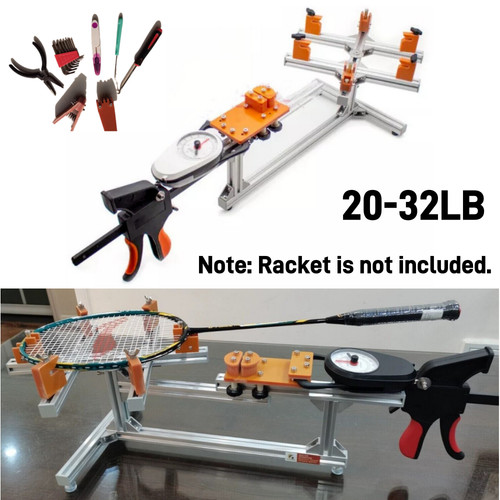 Badminton racket threading - badminton,
