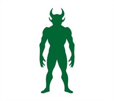 DEMON VINYL DECAL STICKER